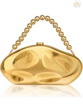 Acrylic Clutch Purse for Women Irregular Shell Box Evening Bags Wedding Party